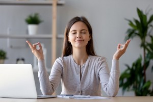 Meditation can help reduce work-related stress